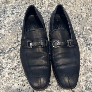 Men’s black Salvador’s Ferragamo loafers